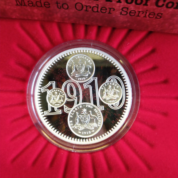 2010 Royal Australian Mint $1 100 Years of Australian Coinage 1oz .999 Proof Silver Coin