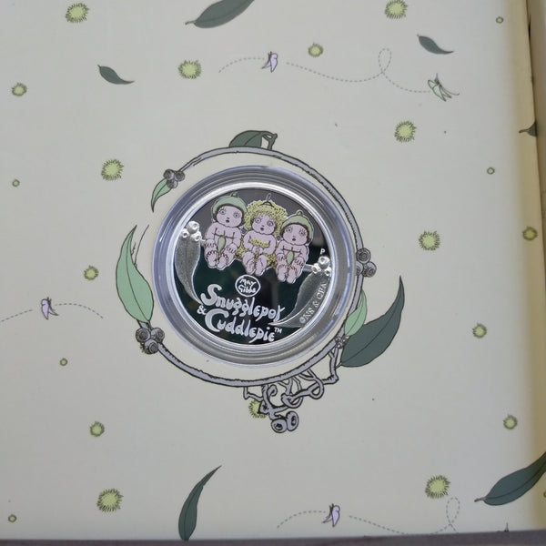 Australia 2015 Perth Mint $1 Snugglepot & Cuddlepie 1/2oz .999 Proof Silver Coin