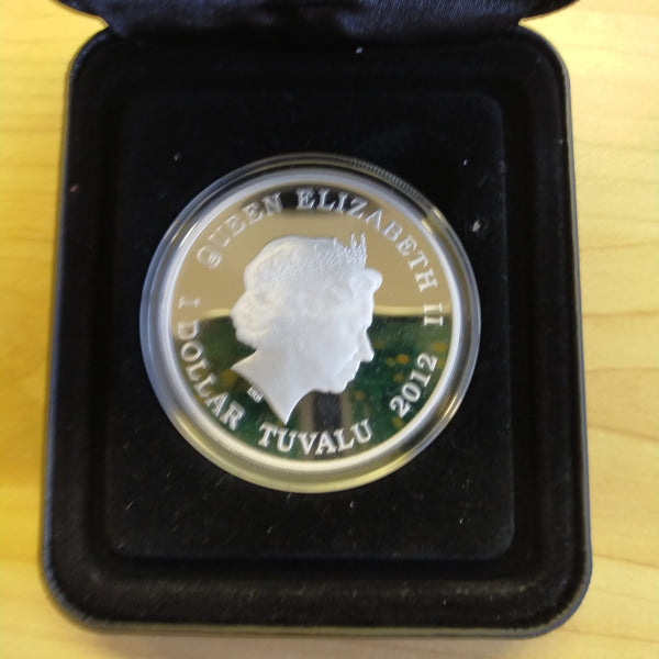 Australia 2012 Perth Mint $1 Wildlife In Need Siberian Tiger 1oz .999 Proof Silver Coin