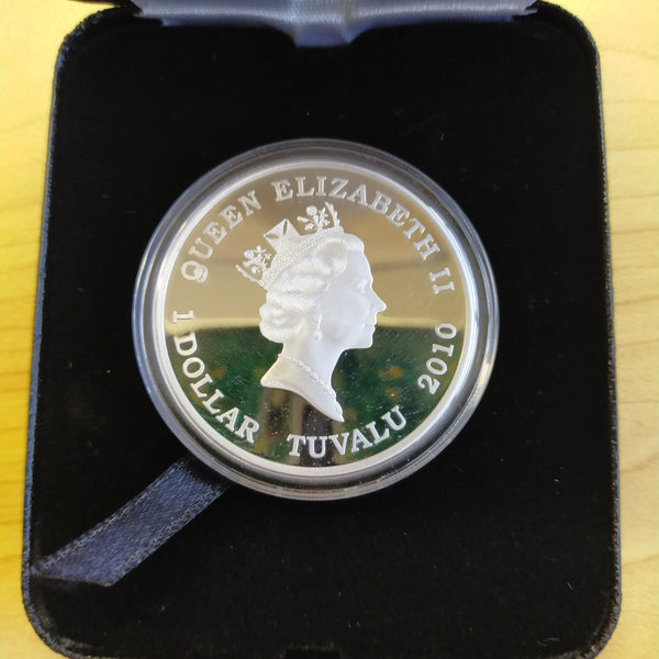 Australia 2010 Perth Mint $1 The First Official Australian Horse Race 200th Anniversary 1oz .999 Proof Silver Coin