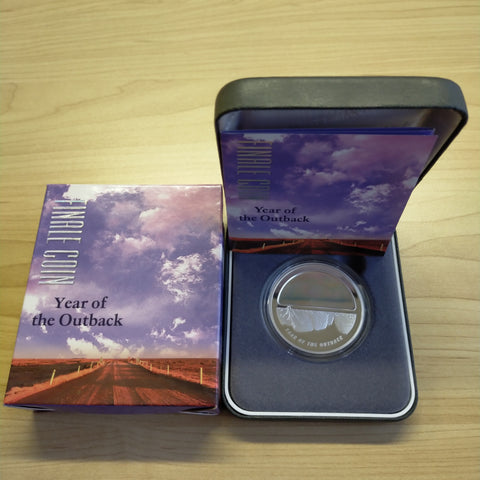 2002 Royal Australian Mint $5 Year Of The Outback Finale Coin 1oz .999 Proof Silver Coin