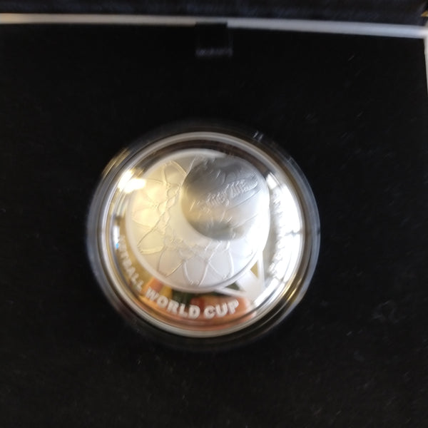 Australia 2015 Royal Australian Mint $5 Netball World Cup Sydney 2015 1oz .999 Proof Silver Domed Coin