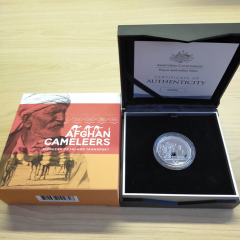 Australia 2020 Royal Australian Mint 50c Afghan Cameleers 1/2oz .999 Proof Silver Coin