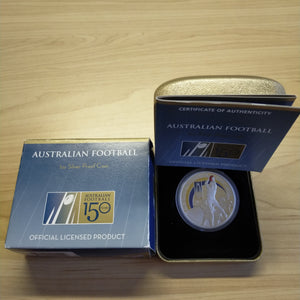 Australia 2008 Perth Mint $1 Australian Football AFL 150 Years 1oz .999 Proof Silver Coin