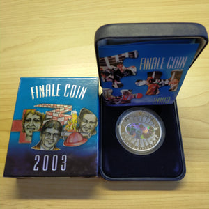 Australia 2003 Royal Australian Mint $5 Finale Coin Australia's Volunteers Making A Difference 1oz .999 Proof Silver Coin