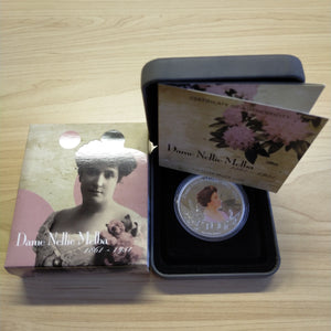Australia 2011 Perth Mint $1 Dame Nellie Melba 1oz .999 Proof Silver Coin
