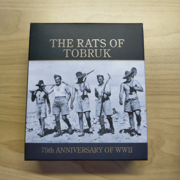 Australia 2016 Perth Mint $1 The Rats of Tobruk 75th Anniversary of WWII 1oz .999 Proof Silver Coin