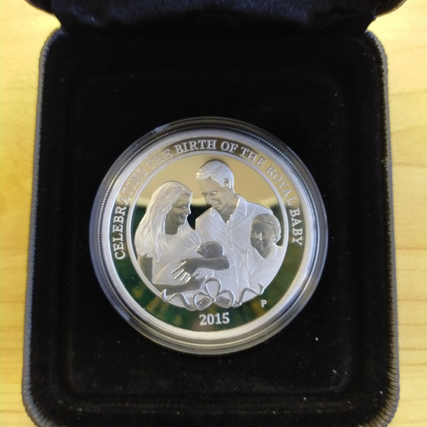 Australia 2015 Perth Mint $1 The Birth of HRH Princess Charlotte 1oz .999 Proof Silver Coin