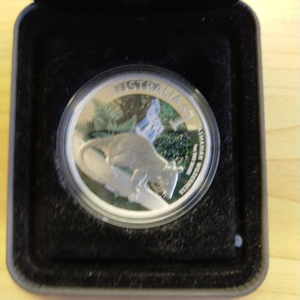 Australia2011 Perth Mint $1 Celebrate Australia Tasmanian Wilderness 1oz .999 Proof Silver Coin