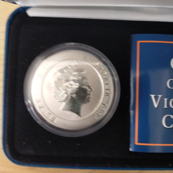 Australia 1998 Royal Australian Mint  $10 Coins of the Victorian Capital Melbourne Australia 1oz .999 Proof Silver Coin set of 2