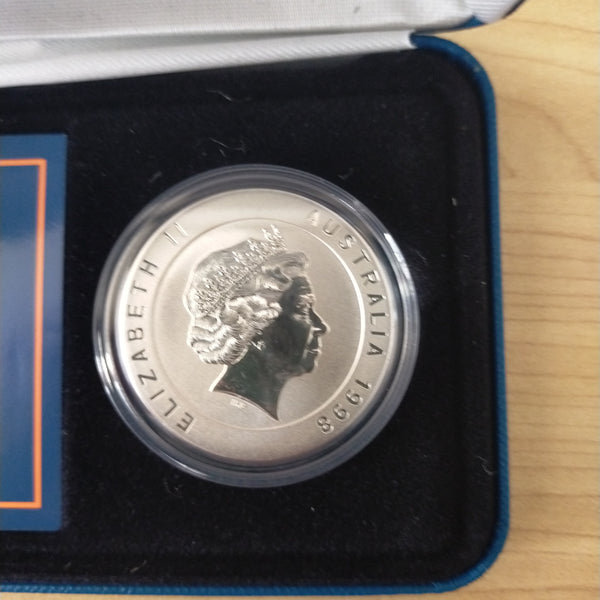 Australia 1998 Royal Australian Mint  $10 Coins of the Victorian Capital Melbourne Australia 1oz .999 Proof Silver Coin set of 2
