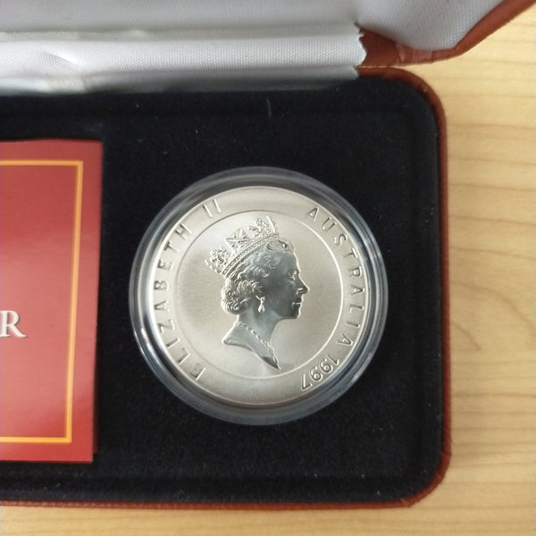 Australia 1997 Royal Australian Mint $10 Coins of the Harbour City Sydney Australia .999 Proof Silver Coin set of 2
