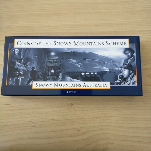 Australia 1999 Royal Australian Mint $10 Coins of the Snowy Mountains Scheme Snowy Mountains Australia 1oz .999 Proof Silver Coin set of 2