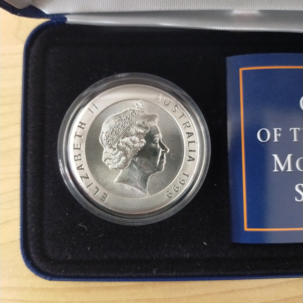 Australia 1999 Royal Australian Mint $10 Coins of the Snowy Mountains Scheme Snowy Mountains Australia 1oz .999 Proof Silver Coin set of 2