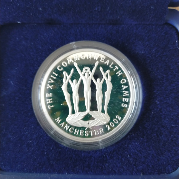 Australia 2002 Royal Australian Mint $5 XVII Commonwealth Games Manchester 1oz .999 Proof Silver Coin