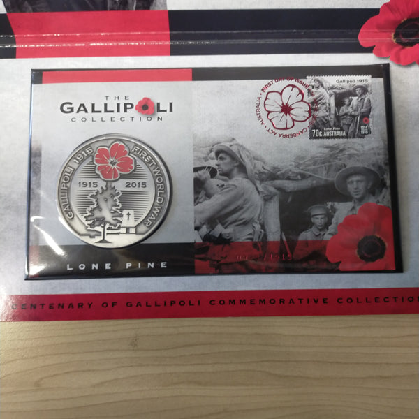 2015 Australia Post The Gallipoli Collection Centenary of Gallipoli Commemorative Collection Limited Edition PNC Set