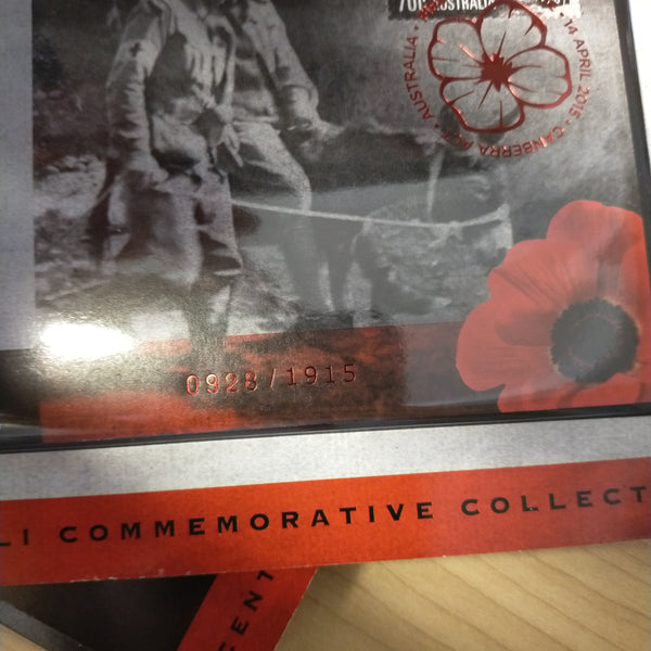 2015 Australia Post The Gallipoli Collection Centenary of Gallipoli Commemorative Collection Limited Edition PNC Set