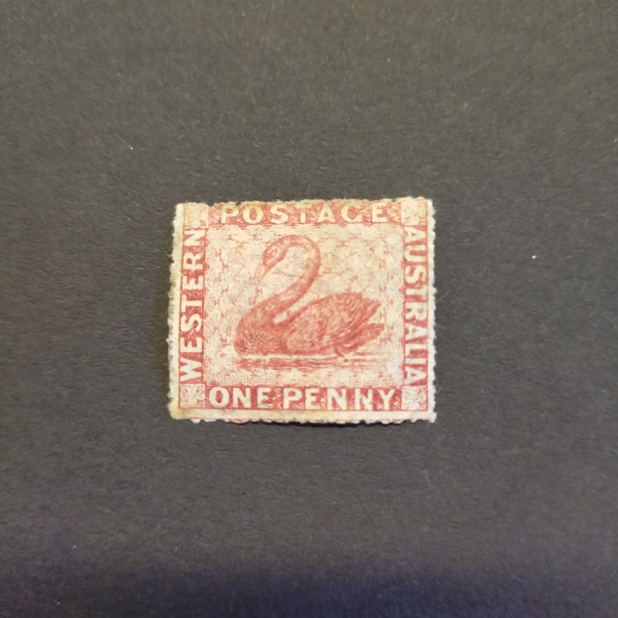 Western Australia SG 44 1861 1d Rose-Carmine Fine Mint With Part Original Gum