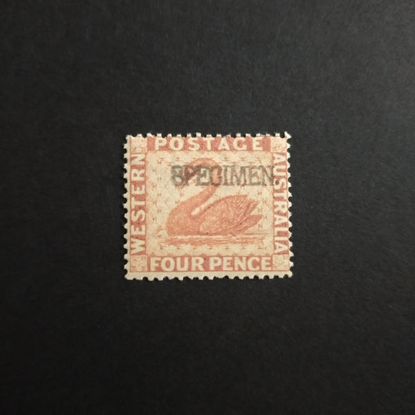 Western Australia SG 103s/105s 1881 Specimen Stamps Fresh MLH