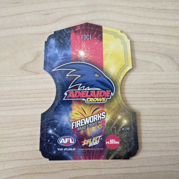 2020 Select Footy Stars Fireworks Brad Crouch Adelaide No. 051/210
