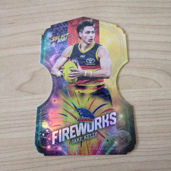 2020 Select Footy Stars Fireworks Jake Kelly Adelaide No. 012/210