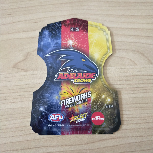 2020 Select Footy Stars Fireworks Wayne Milera Adelaide No. 086/210
