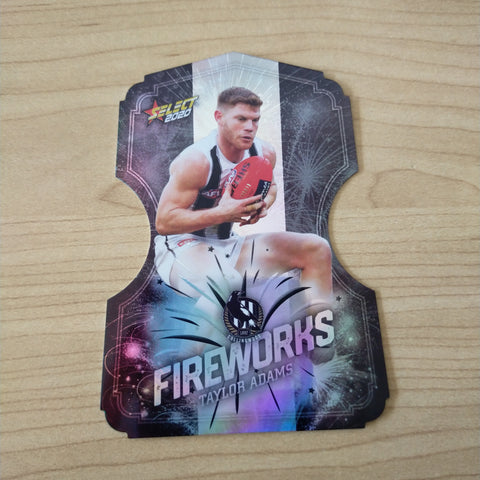 2020 Select Footy Stars Fireworks Taylor Adams Collingwood No. 096/210