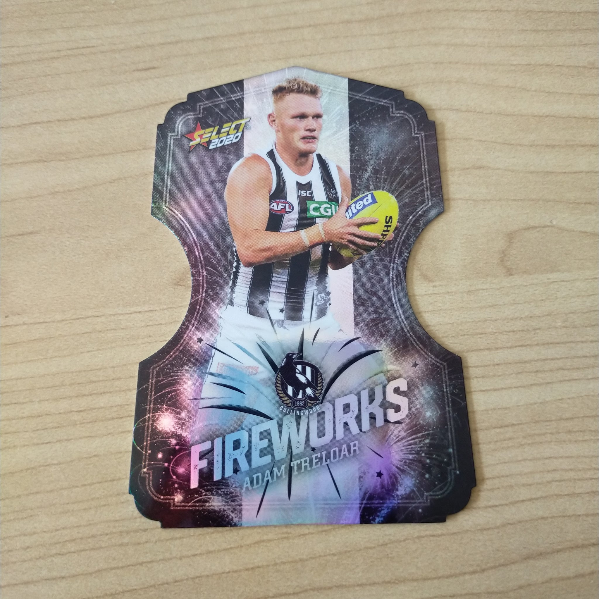 2020 Select Footy Stars Fireworks Adam Treloar Collingwood No. 081/210