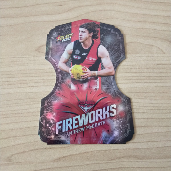 2020 Select Footy Stars Fireworks Andrew McGrath Essendon No. 164/210