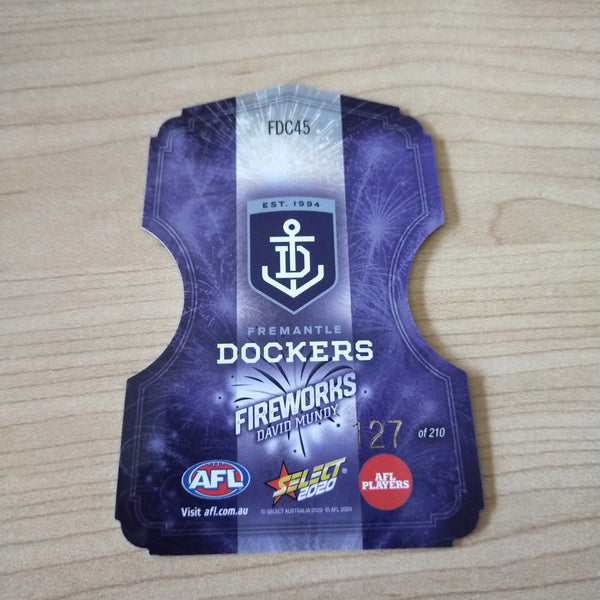 2020 Select Footy Stars Fireworks David Mundy Fremantle No. 127/210