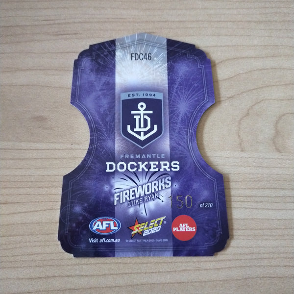 2020 Select Footy Stars Fireworks Luke Ryan Fremantle No. 150/210