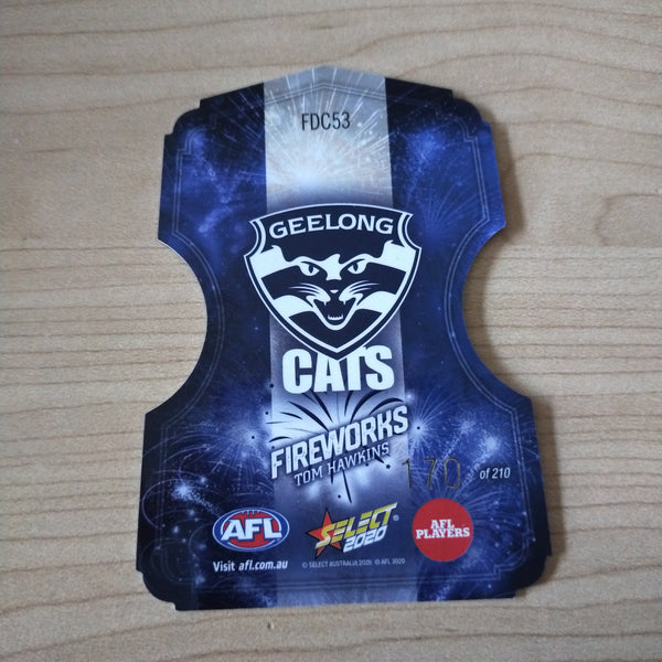 2020 Select Footy Stars Fireworks Tom Hawkins Geelong No. 170/210