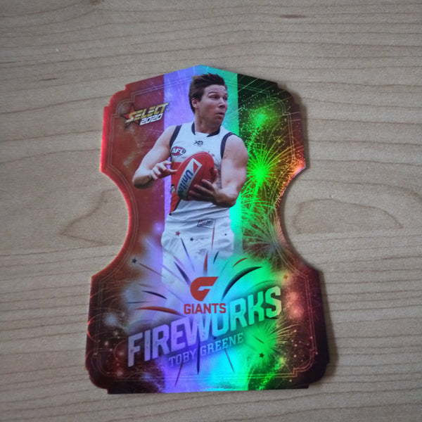 2020 Select Footy Stars Fireworks Toby Greene GWS Giants No. 033/210