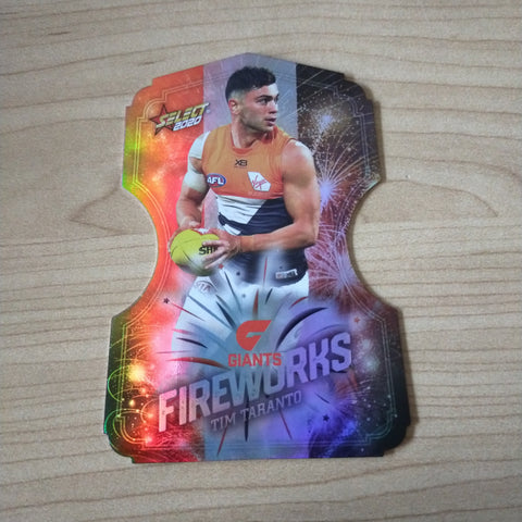 2020 Select Footy Stars Fireworks Tim Taranto GWS Giants No. 052/210
