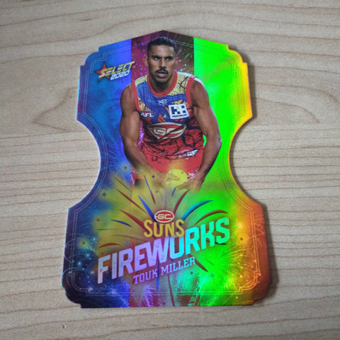 2020 Select Footy Stars Fireworks Touk Miller Gold Coast Suns No. 026/210