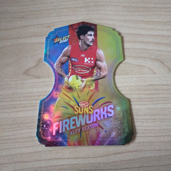 2020 Select Footy Stars Fireworks Alex Sexton Gold Coast Suns No. 197/210