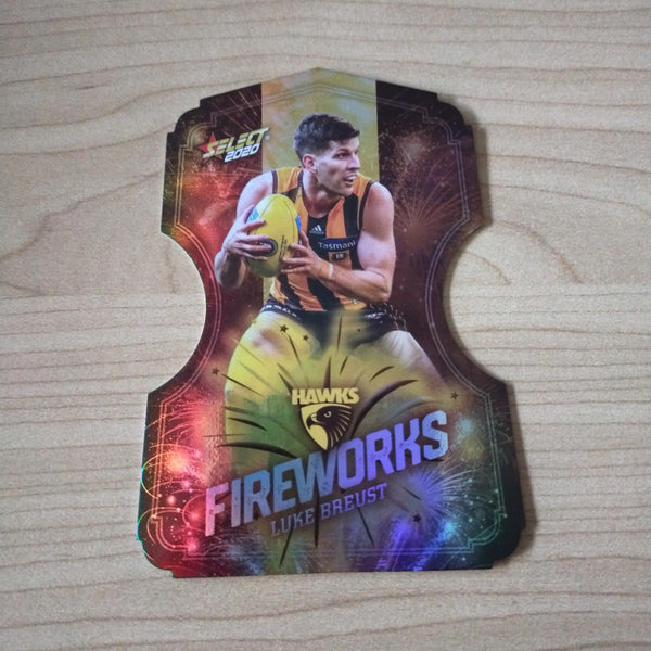 2020 Select Footy Stars Fireworks Luke Breust Hawthorn No. 058/210