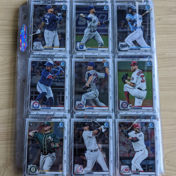Bowman Chrome Baseball Card Collection