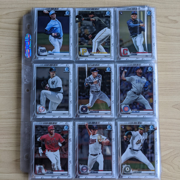 Bowman Chrome Baseball Card Collection