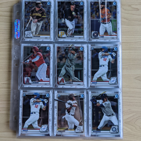 Bowman Chrome Baseball Card Collection