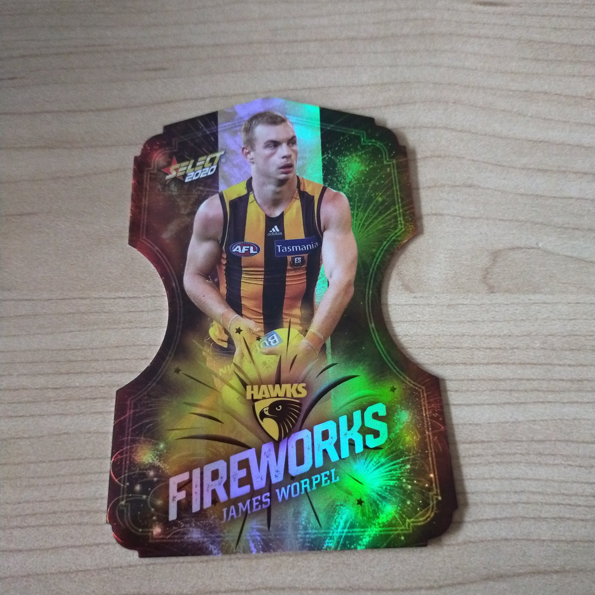 2020 Select Footy Stars Fireworks James Worpel Hawthorn No. 166/210