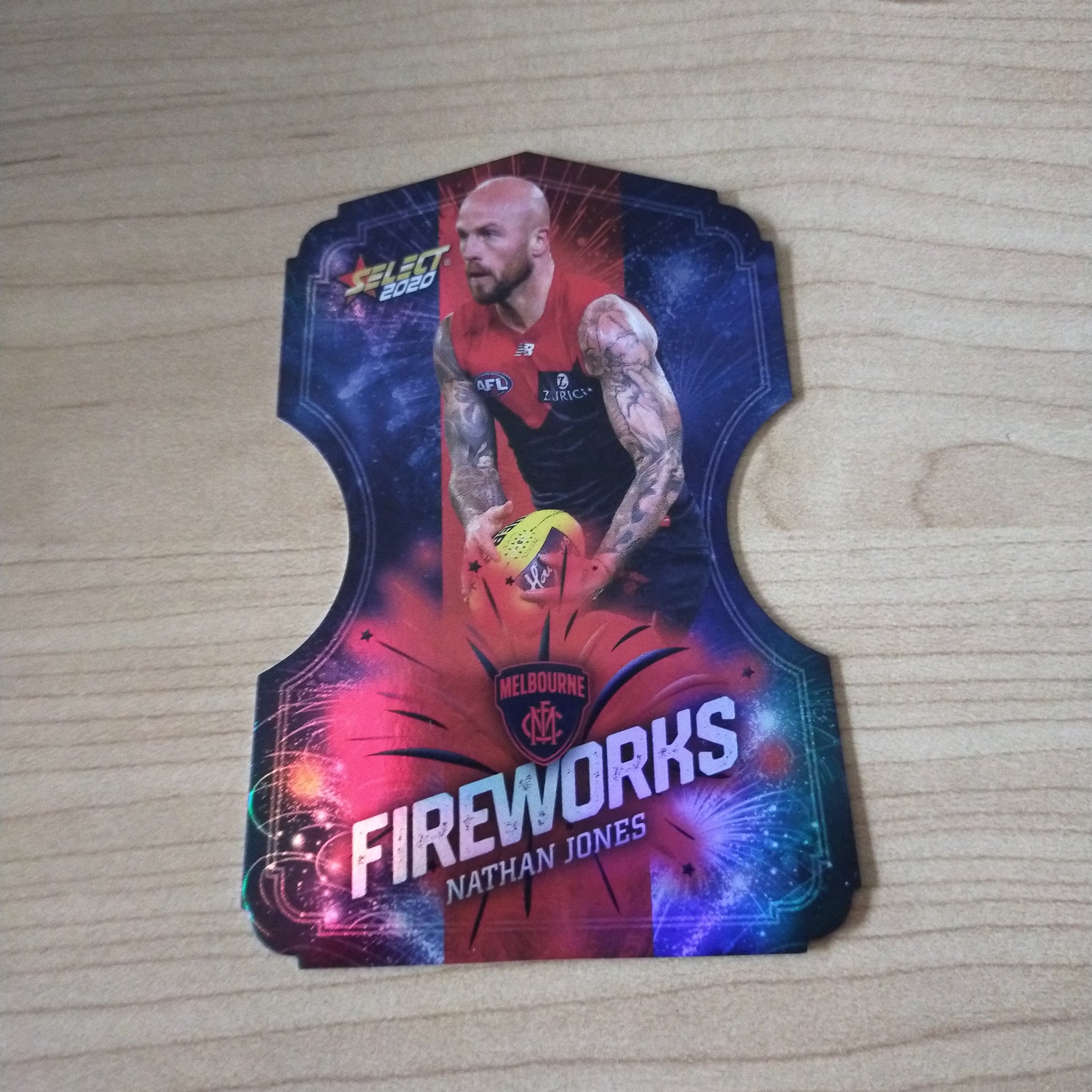 2020 Select Footy Stars Fireworks Nathan Jones Melbourne No. 057/210
