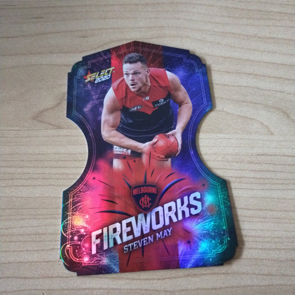 2020 Select Footy Stars Fireworks Steven May Melbourne No. 144/210