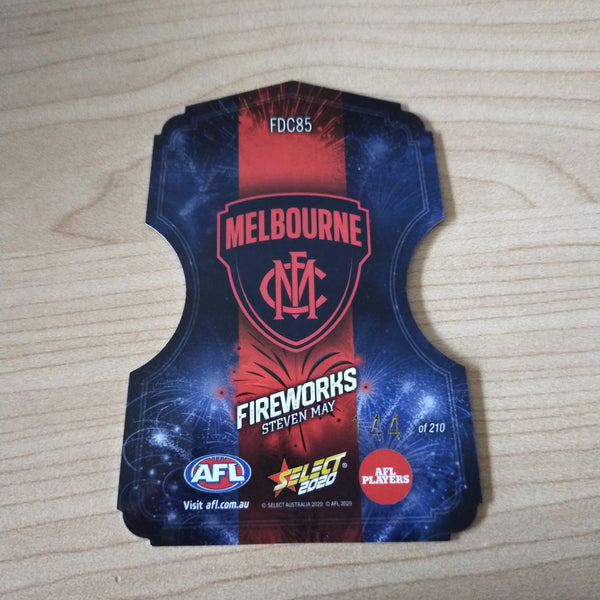 2020 Select Footy Stars Fireworks Steven May Melbourne No. 144/210