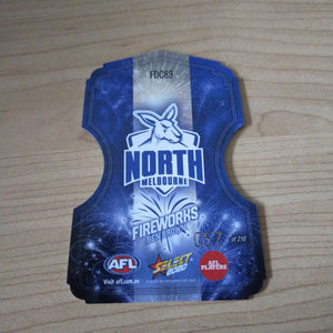 2020 Select Footy Stars Fireworks Ben Brown North Melbourne No. 057/210