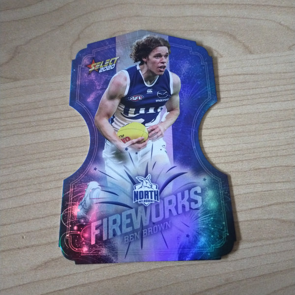 2020 Select Footy Stars Fireworks Ben Brown North Melbourne No. 057/210