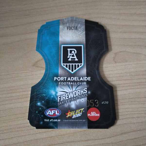 2020 Select Footy Stars Fireworks Darcy Byrne-Jones Port Adelaide No. 053/210