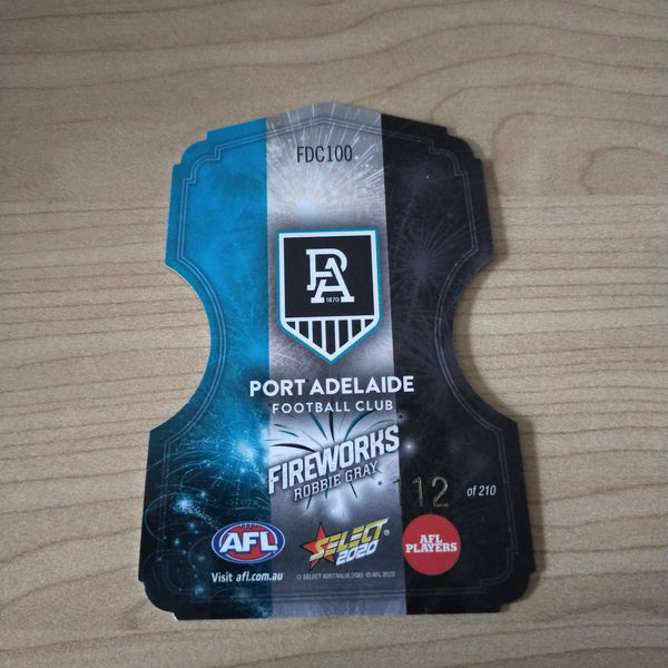 2020 Select Footy Stars Fireworks Robbie Gray Port Adelaide No. 112/210