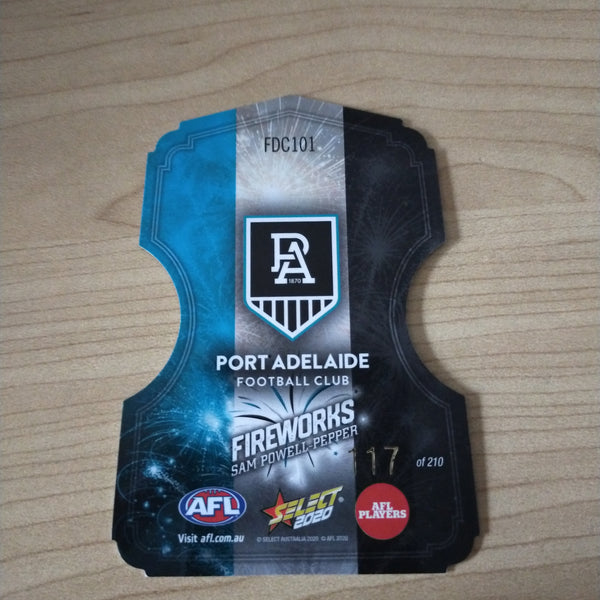 2020 Select Footy Stars Fireworks Sam Powell-Pepper Port Adelaide No. 117/210