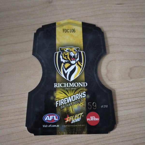 2020 Select Footy Stars Fireworks Bachar Houli Richmond No. 159/210